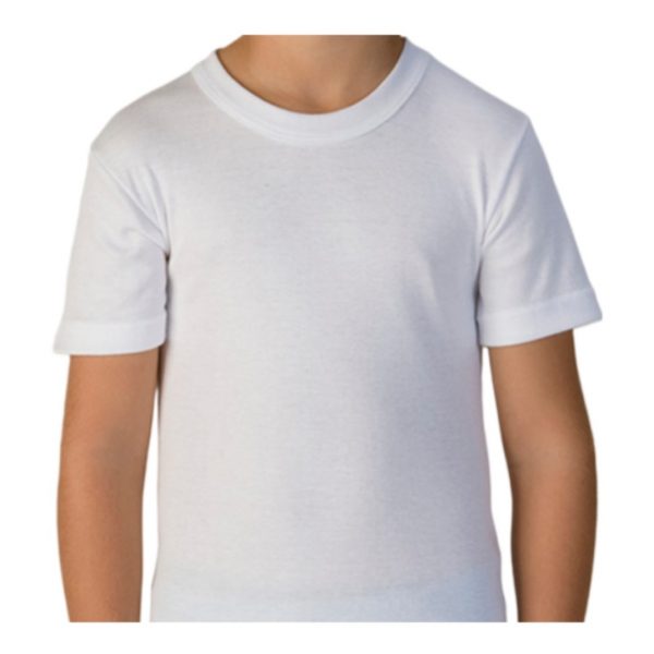 Camiseta Interior De Niño Manga Corta 100% Algodón Gil Mas Modelo 3292