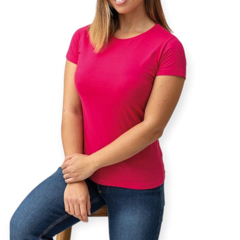 Camiseta Anbor Princess. Camiseta manga corta de mujer. Tejido 100% algodón. Doble costura en cuello y hombros. Corte entallado ¡Compra Ya!