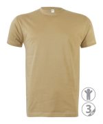 Camiseta manga corta Anbor Premium Tejido: 100% algodón, 160 gr, punto liso Doble costura en cuello y hombros Cuello lycra
