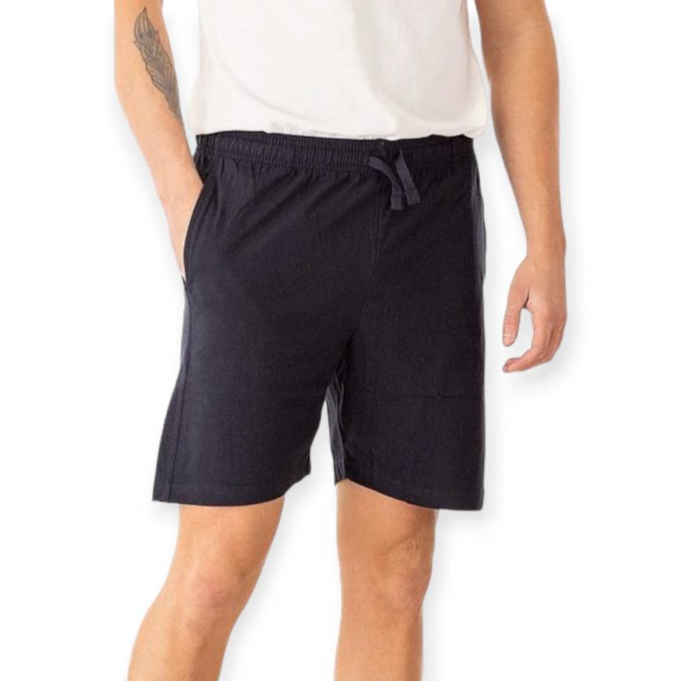 Pantalón corto Anbor Yogo Calzona 100% algodón, 180 gr, punto liso Cintura con elástico y cordón ajustable 2 bolsillos laterales