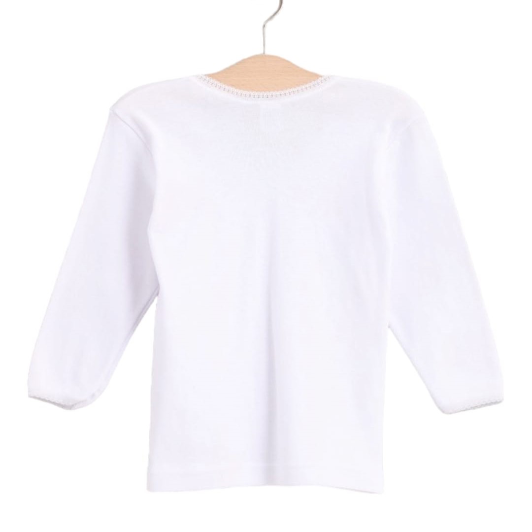 Camiseta interior niña manga larga de algodón felpado Rapife 365